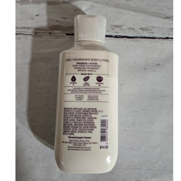 NEW! Bath & Body Works Winter Berry Wonder Body Care Lotion Fragrance - Picture 2 of 2